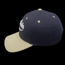 Load image into Gallery viewer, Captain 3D Embroidered Blue/Beige Adult Unisex Cotton Cap - Premium Quality
