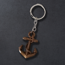 Load image into Gallery viewer, Roped Anchor Metal Keychain
