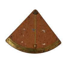 Load image into Gallery viewer, Antique Wooden / Brass Clinometer - Removed from Scrap Ship
