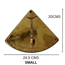 Load image into Gallery viewer, Antique Brass Marine Clinometer - Removed from Scrap Ship
