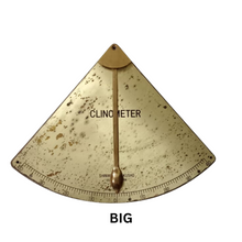 Load image into Gallery viewer, Antique Brass Marine Clinometer - Removed from Scrap Ship
