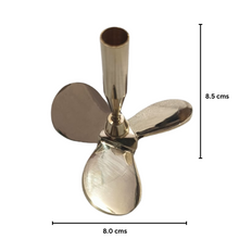 Load image into Gallery viewer, Merchant Navy Ship Propeller Pen Stand - Brass
