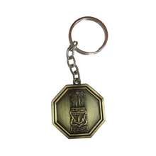 Load image into Gallery viewer, Indian Navy Logo Metal Keychain
