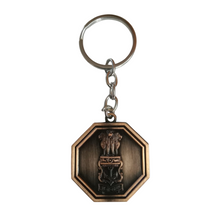 Load image into Gallery viewer, Indian Navy Logo Metal Keychain
