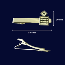 Load image into Gallery viewer, Merchant Navy Captain Rank Insignia Neck Tie Clasp Clip
