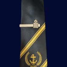 Load image into Gallery viewer, Merchant Navy Captain Rank Insignia Neck Tie Clasp Clip
