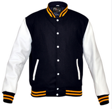 Load image into Gallery viewer, Unisex Cotton Varsity Jacket with Shoulder Flaps for Merchant Navy Officers
