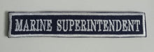 Load image into Gallery viewer, Embroidery Tag for Merchant Navy Ranks - Hard Type with Velcro
