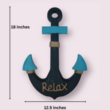 Load image into Gallery viewer, Decorative Wooden Anchor - Wall Decor
