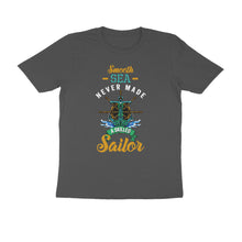 Load image into Gallery viewer, Smooth Sea Never Made Skilled Sailor - Men&#39;s Half Sleeve Round Neck T-shirt
