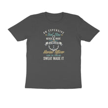 Load image into Gallery viewer, Hardwork Makes Skilled Marine Officer - Men&#39;s Half Sleeve Round Neck Tshirt
