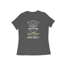 Load image into Gallery viewer, Hardwork Makes Skilled Marine Officer - Women&#39;s Half Sleeve Round Neck T-shirt
