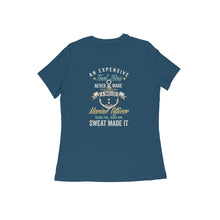 Load image into Gallery viewer, Hardwork Makes Skilled Marine Officer - Women&#39;s Half Sleeve Round Neck T-shirt
