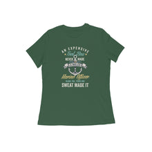 Load image into Gallery viewer, Hardwork Makes Skilled Marine Officer - Women&#39;s Half Sleeve Round Neck T-shirt

