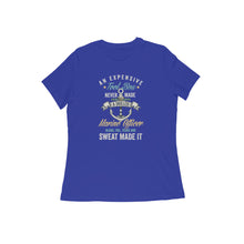 Load image into Gallery viewer, Hardwork Makes Skilled Marine Officer - Women&#39;s Half Sleeve Round Neck T-shirt
