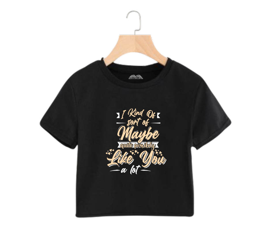 Does this ring make me look engaged - Women's Crop Top