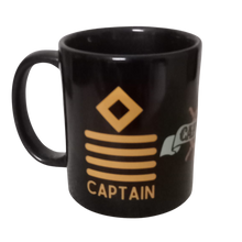 Load image into Gallery viewer, Merchant Navy Captain Dual Logo Printed Coffee Mug
