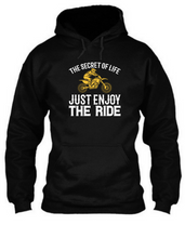 Load image into Gallery viewer, The secret of life just enjoy the ride - Unisex Hoodie
