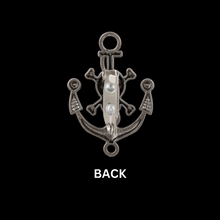 Load image into Gallery viewer, Classic Metal Anchor Skull Motif Pin Brooch - Unisex
