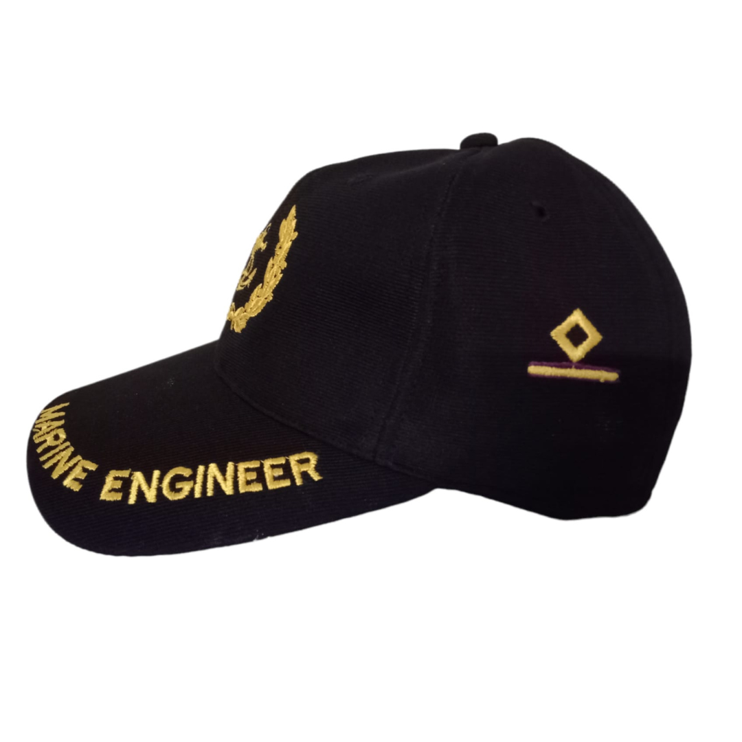Fourth Engineer Embroidered Black Adult Unisex Cap - Premium Quality ...