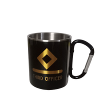Load image into Gallery viewer, Merchant Navy Rank Printed Stainless Steel Coffee Mug - 275 ml Heavy Weather Proof
