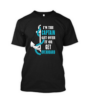 Load image into Gallery viewer, I am the Captain - Men&#39;s Half sleeve round neck T-Shirt
