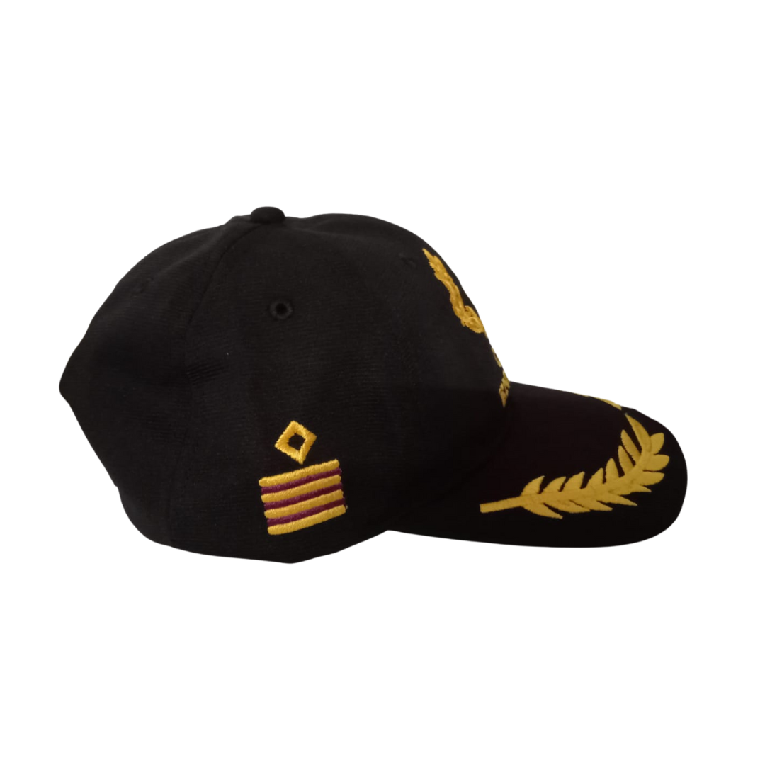 Chief Engineer Logo Embroidered Black Adult Unisex Cap - Premium Quali ...