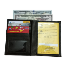Load image into Gallery viewer, Leather Passport / CDC / COC Travel Wallet
