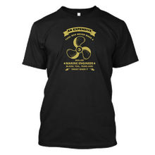 Load image into Gallery viewer, Hardwork Makes Skilled Marine Engineer - Men&#39;s Half Sleeve Round Neck Tshirt
