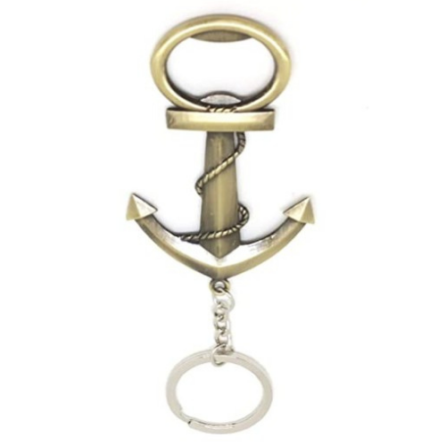 Anchor antique type with bottle opener Metal Keychain