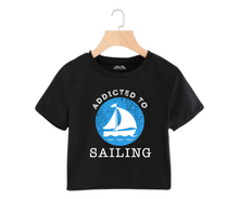 Load image into Gallery viewer, Addicted to sailing - Women&#39;s Crop Top
