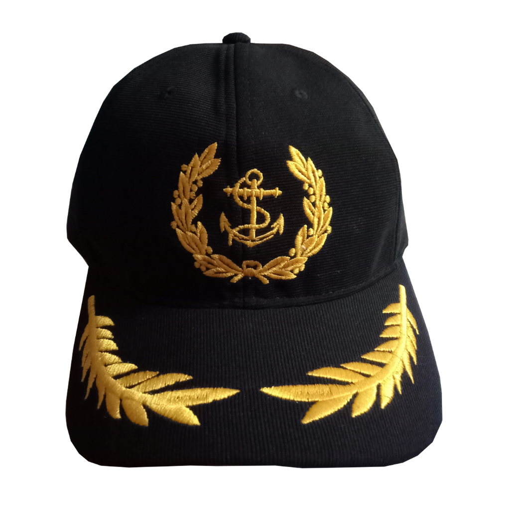 Mariner Embroidered Black Adult Unisex Cap - Premium Quality