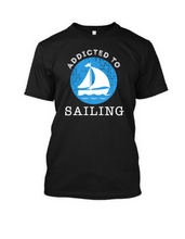 Load image into Gallery viewer, Addicted to sailing - Men&#39;s half sleeve round neck T-shirt
