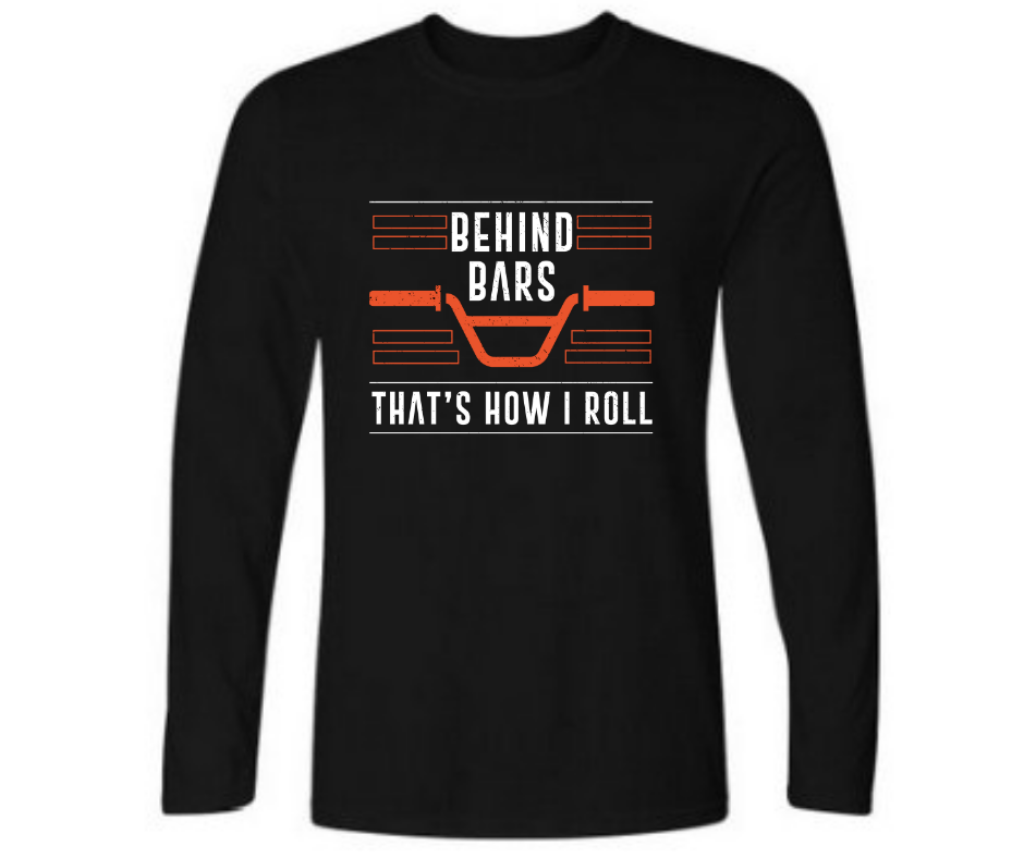 Behind the Bars - Men's full sleeve round neck T-shirt