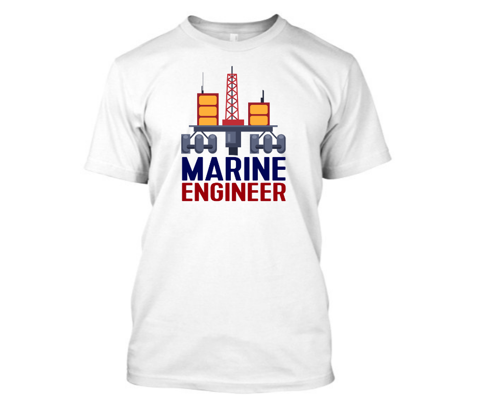 Marine Engineer - Men's Half sleeve round neck T-Shirt