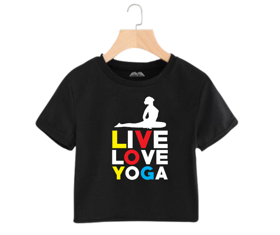 Live love yoga - Women's Crop Top