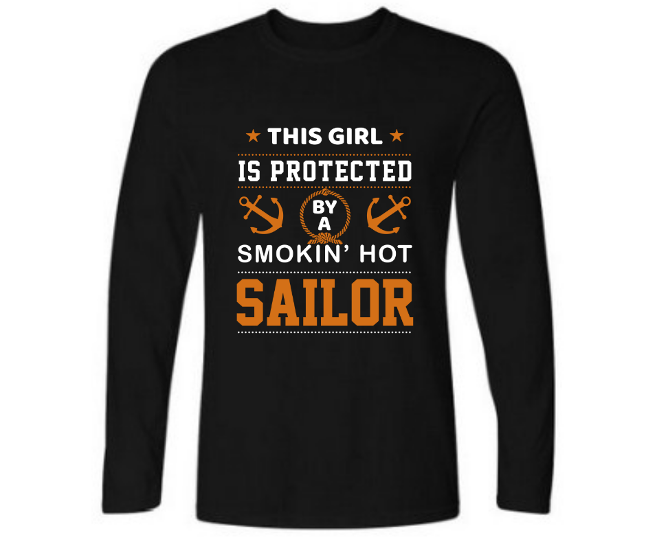 Sailor's girlfriend - Men's full sleeve round neck T-shirt