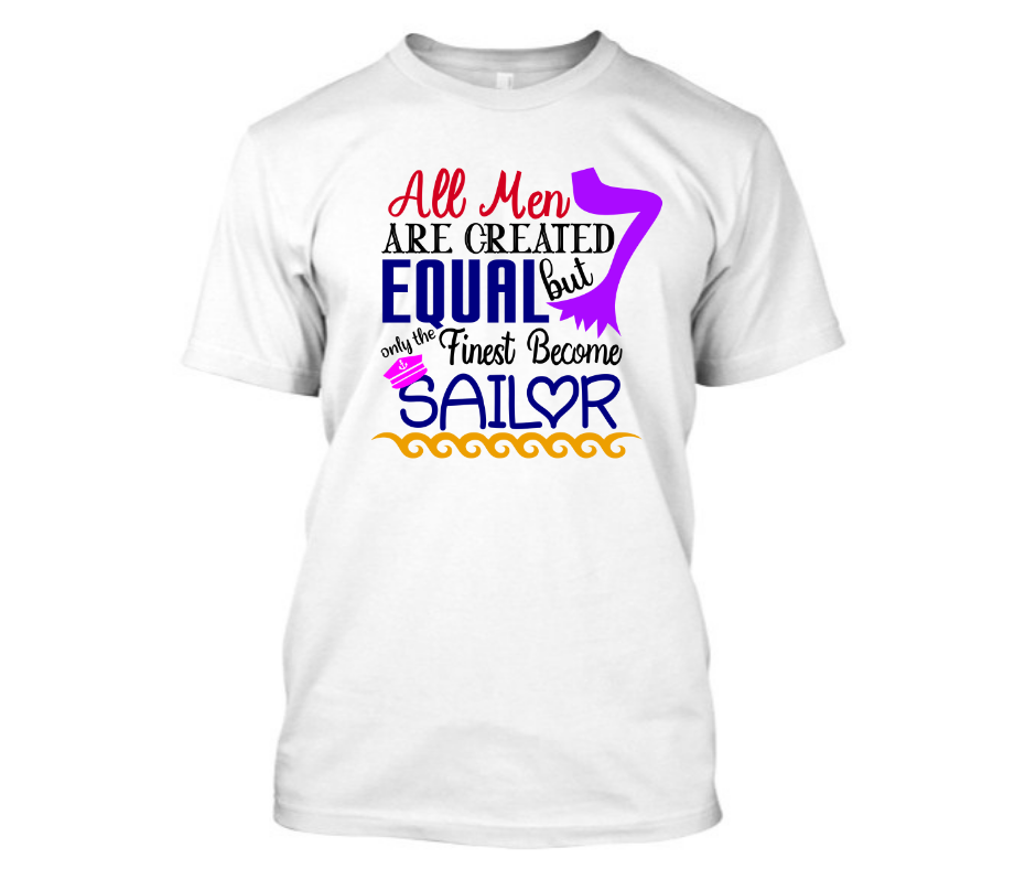 Finest become sailor - Men's Half sleeve round neck T-Shirt