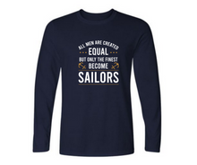 Load image into Gallery viewer, Finest Sailor - Men&#39;s full sleeve round neck T-shirt
