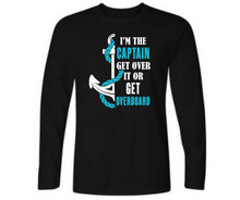 Load image into Gallery viewer, I am the Captain - Men&#39;s full sleeve round neck T-shirt
