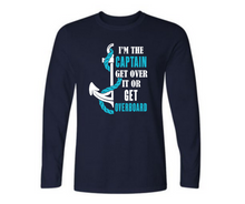 Load image into Gallery viewer, I am the Captain - Men&#39;s full sleeve round neck T-shirt
