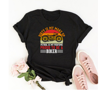 Load image into Gallery viewer, Proud to be a Biker - Women&#39;s half sleeve round neck T-shirt
