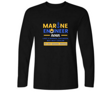 Load image into Gallery viewer, Marine engineer&#39;s real meaning explained - Men&#39;s full sleeve round neck T-shirt
