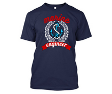 Load image into Gallery viewer, Marine Engineer logo -  Men&#39;s Half sleeve round neck T-Shirt
