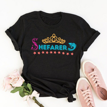Load image into Gallery viewer, Shefarer - Women&#39;s Half Sleeve Round Neck T-shirt
