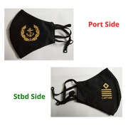 Merchant Navy Rank Customised Printed Face Mask