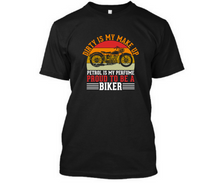 Load image into Gallery viewer, Proud to be a Biker - Men&#39;s Half sleeve round neck T-Shirt
