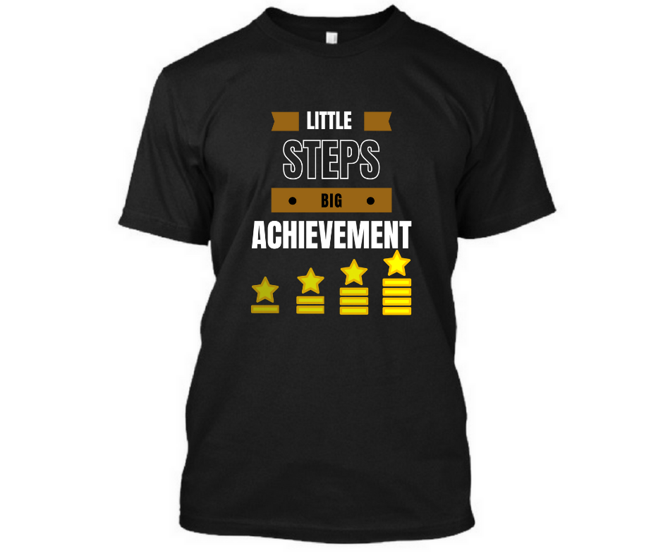 Little Steps - Men's Half Sleeve Round Neck T-shirt