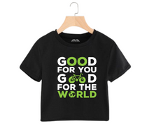 Load image into Gallery viewer, Good for you good for the world - Women&#39;s Crop Top
