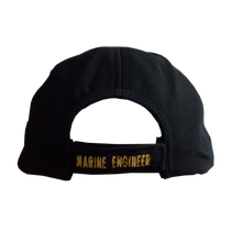 Load image into Gallery viewer, Marine Engineer With Propeller Logo Embroidered Black Adult Unisex Cap - Premium Quality
